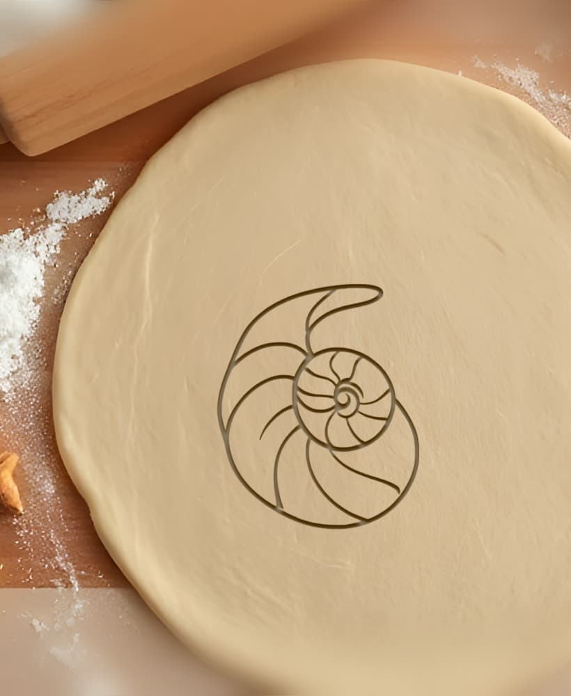 Seashell Cookie Cutter, Biscuit Cutter 3d model