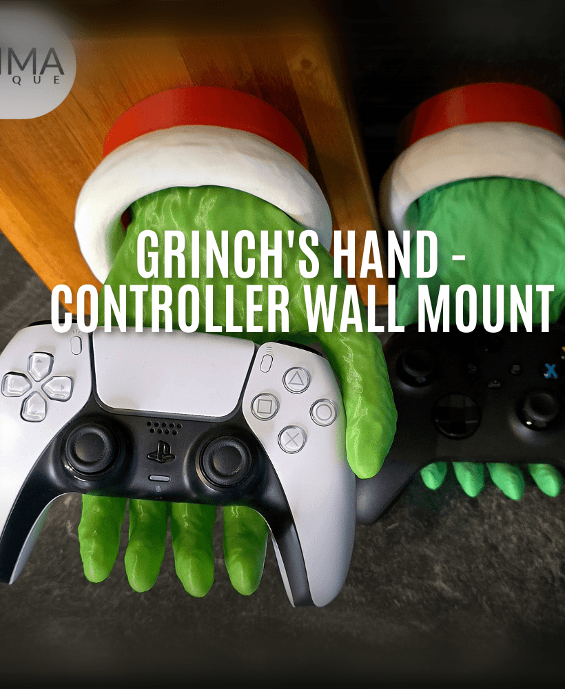 Grinch's Hand - Controller Wall Mount 3d model