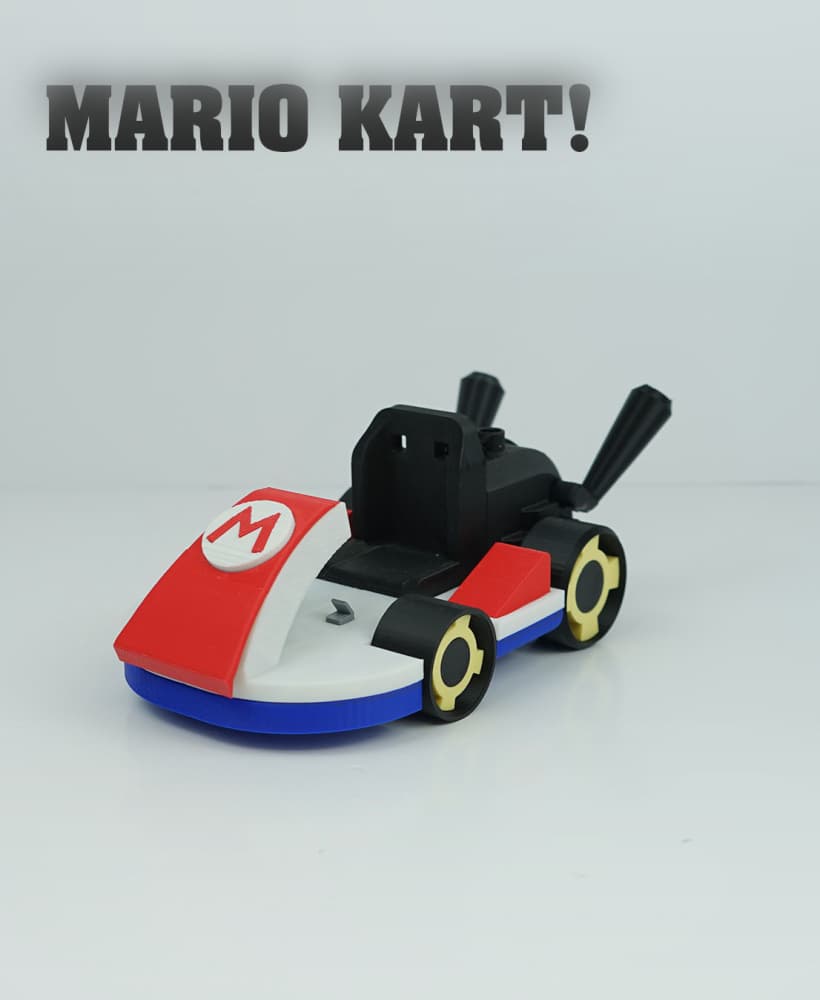 Mario Kart!! No Need For AMS and Supports! 3d model