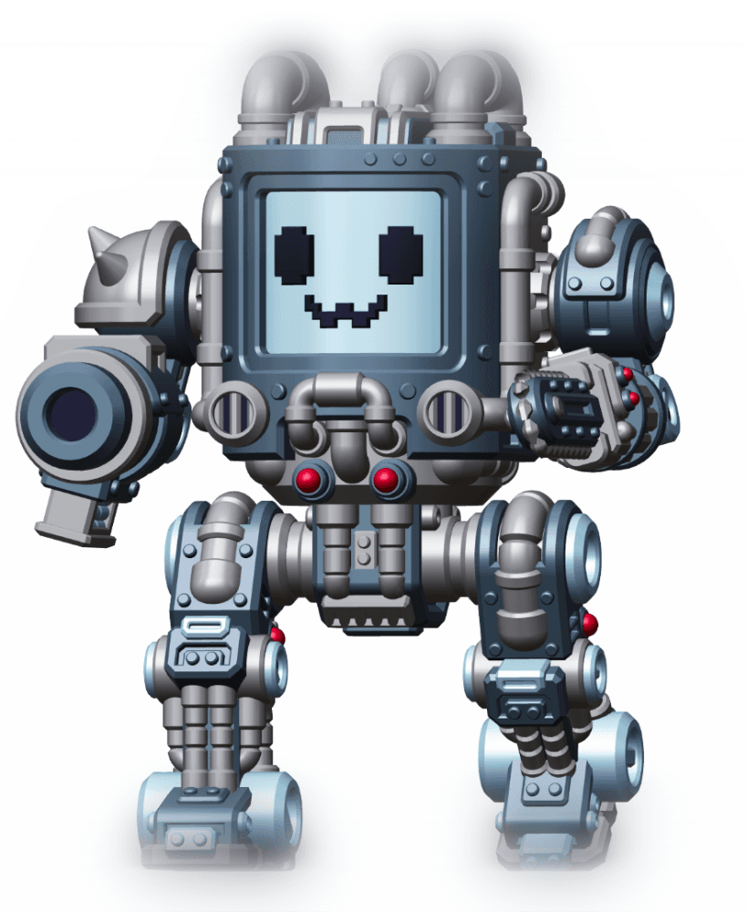 UWU Shadow Force “Killjoy” Mech STL Tabletop Wargame Mini 3d model