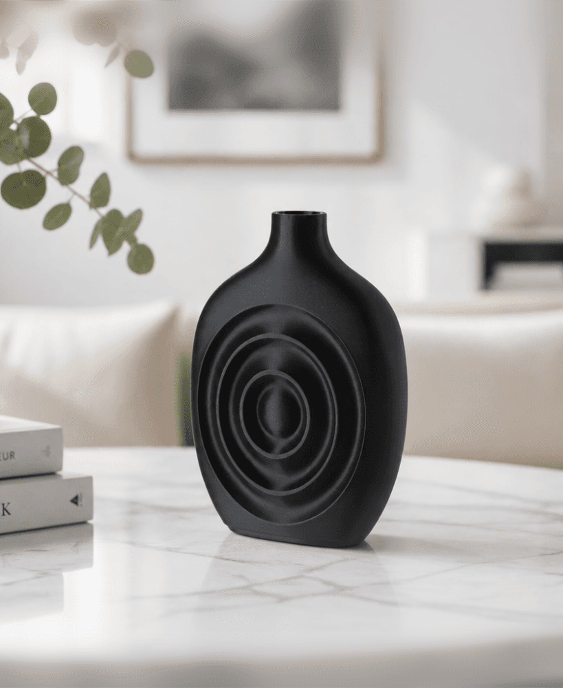 Orbit Echo Vase with a Target Pattern 3d model