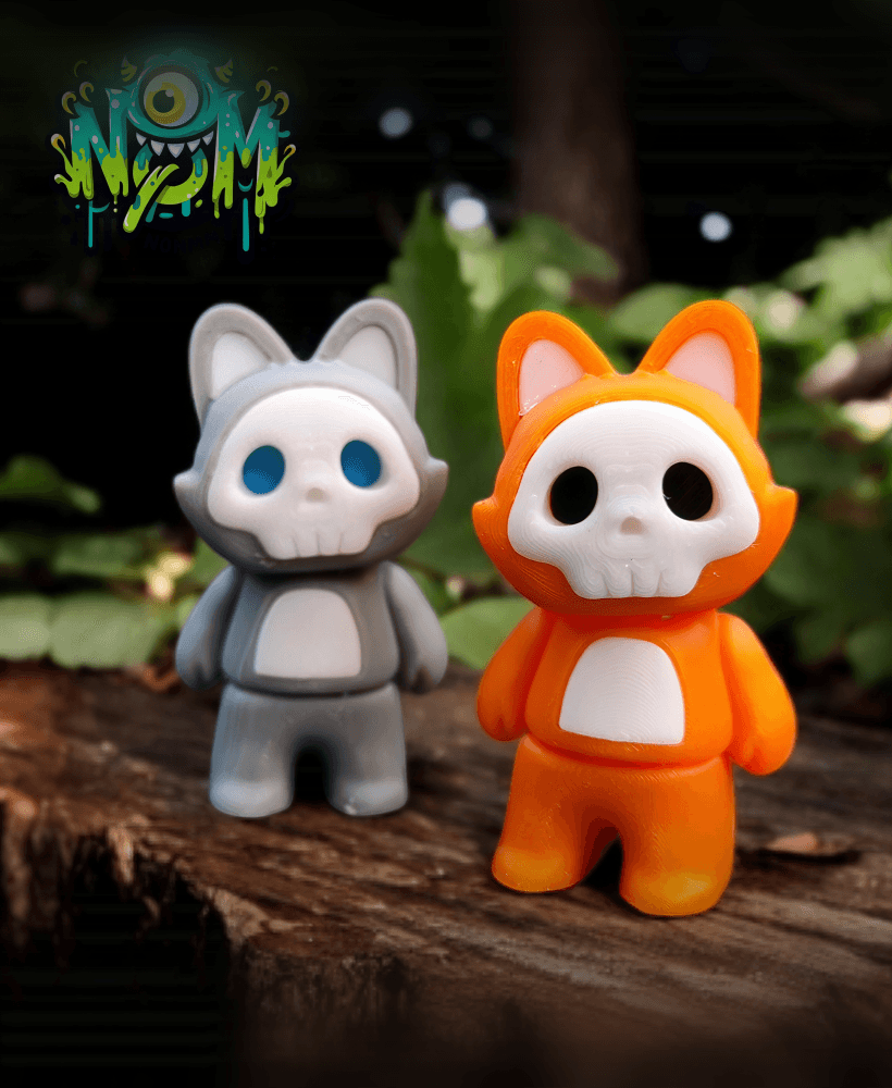GRiM Critterz Cat Flexi- Nomz 3d model