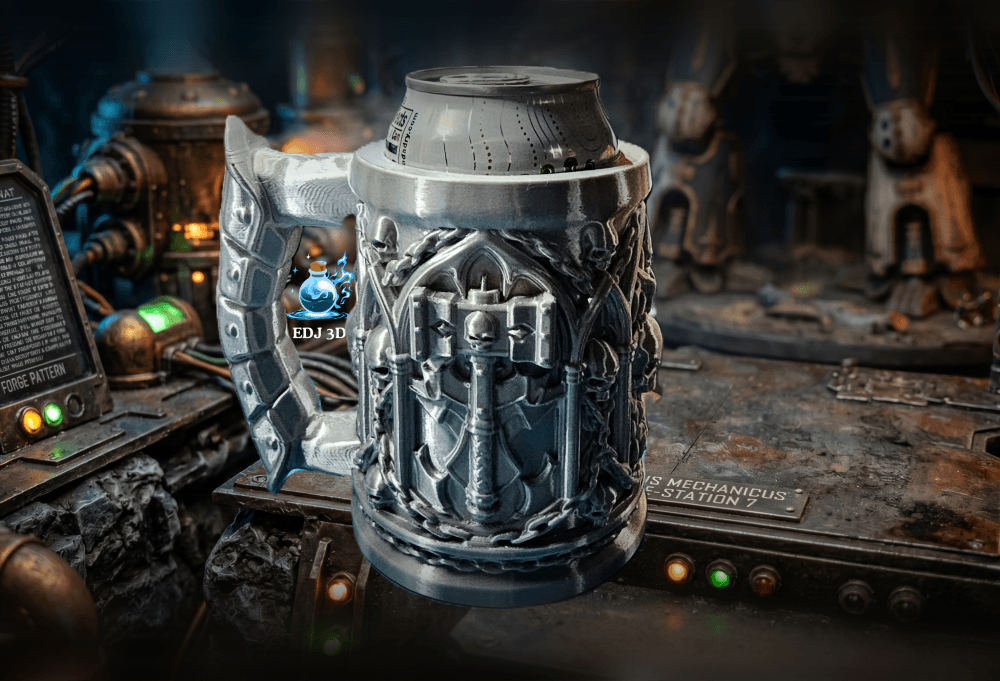 Malleus Grimdark Tankard Can Koozie Holder Combo 3d model