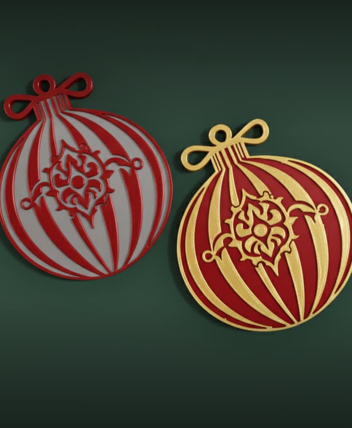 Christmas Tree Ornament 3d model