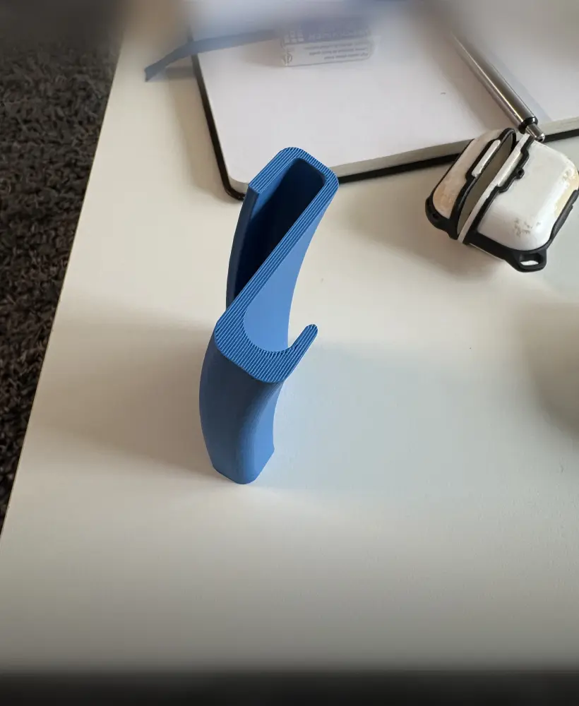 Trash can bag clip 3d model