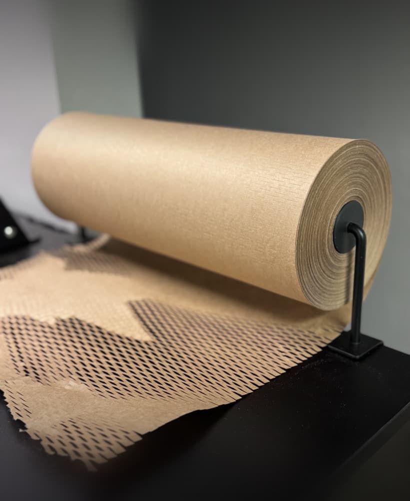 Honeycomb Packing Paper Tabletop Dispenser Collars.3mf 3d model