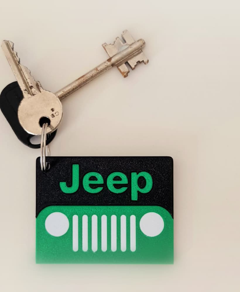 Keychain: Jeep II 3d model