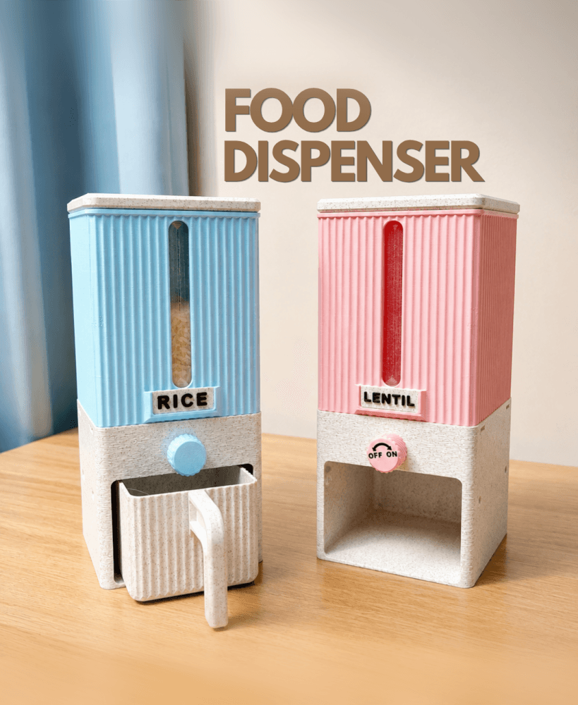 Food Dispenser | Storage Container | Iris Mechanism 3d model