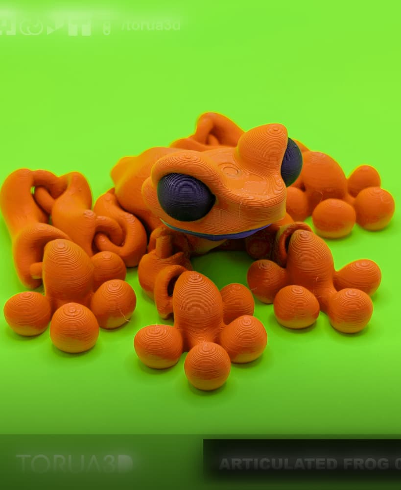 Articulated Frog 003 3d model