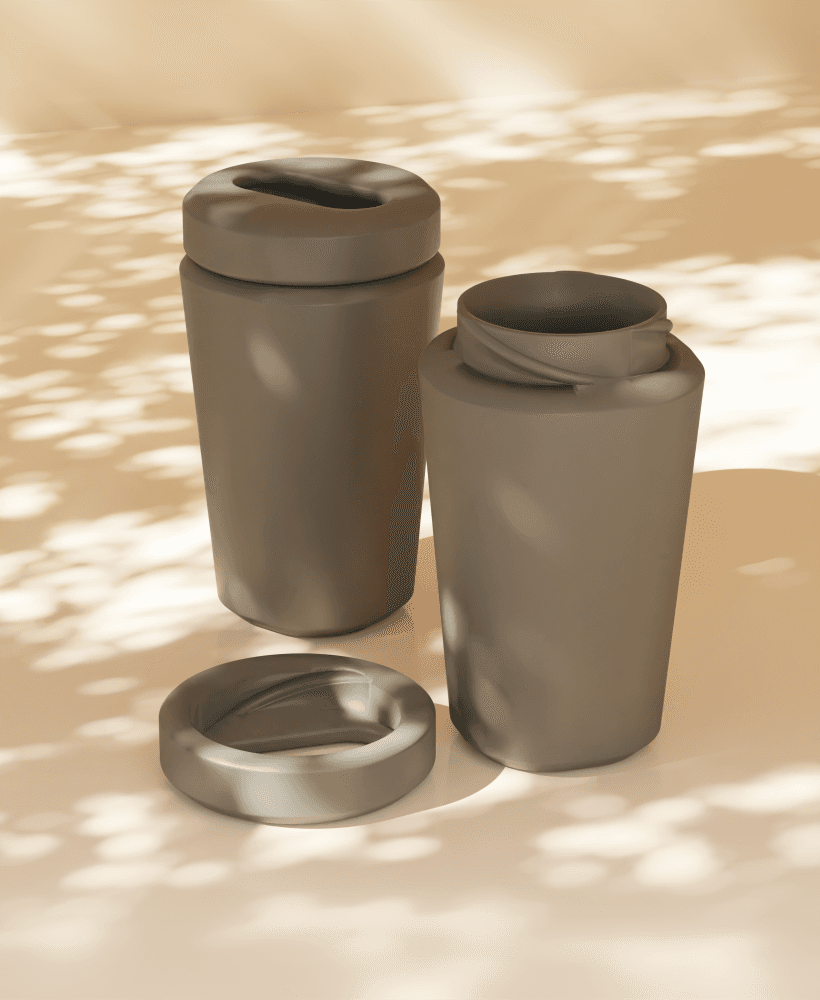Car Trash Cup 3d model