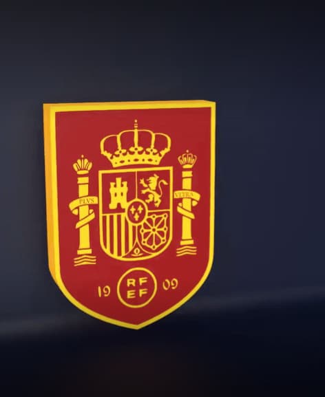 Spain National Team - Led Strip compatible 3d model