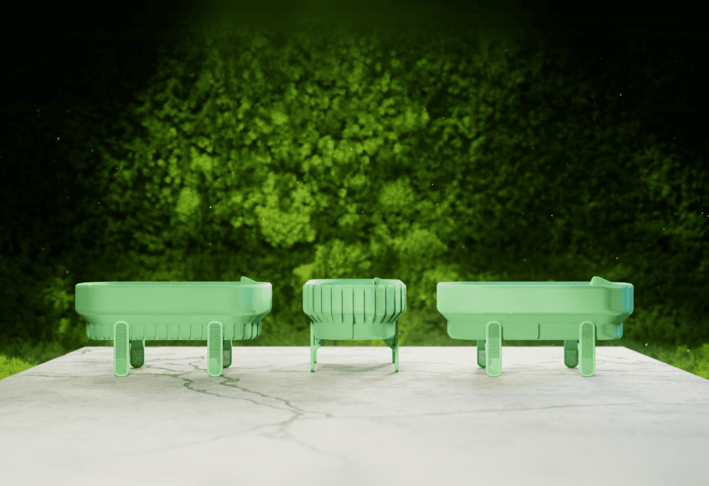 Plant Pot DS: 3 Designs 3d model