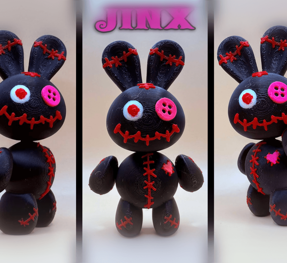 The VooDoo Bunny: Jinx (Articulated) 3d model