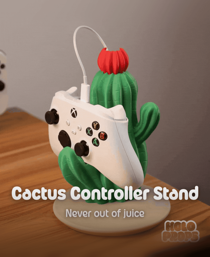 Cactus Controller Stand - Cactus Series 3d model