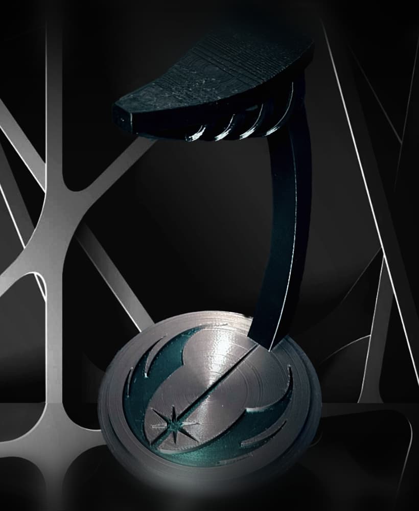 Headphone Stand - Jedi 3d model