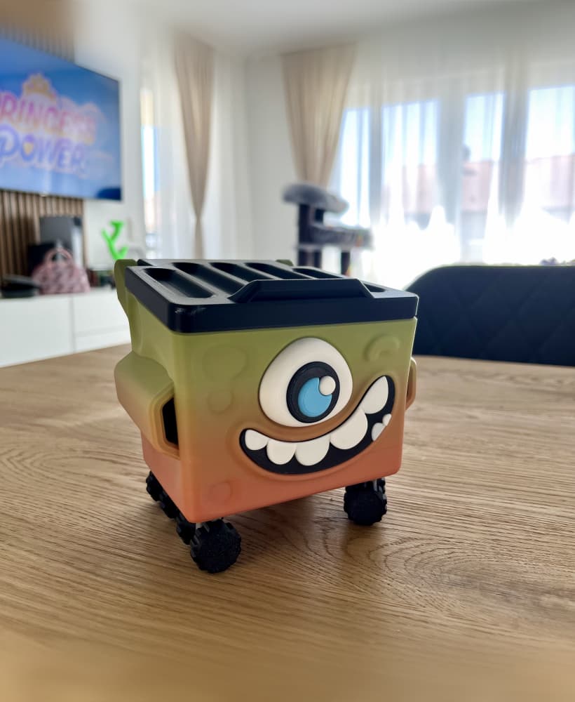 Monster Trash Container / Bin / Organizer 3d model