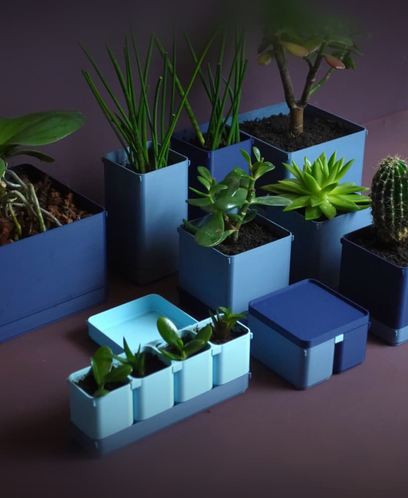 BOXY Planters 3d model