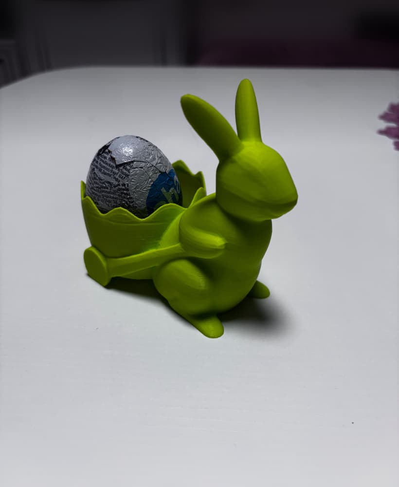 Easter bunny egg holder 3d model