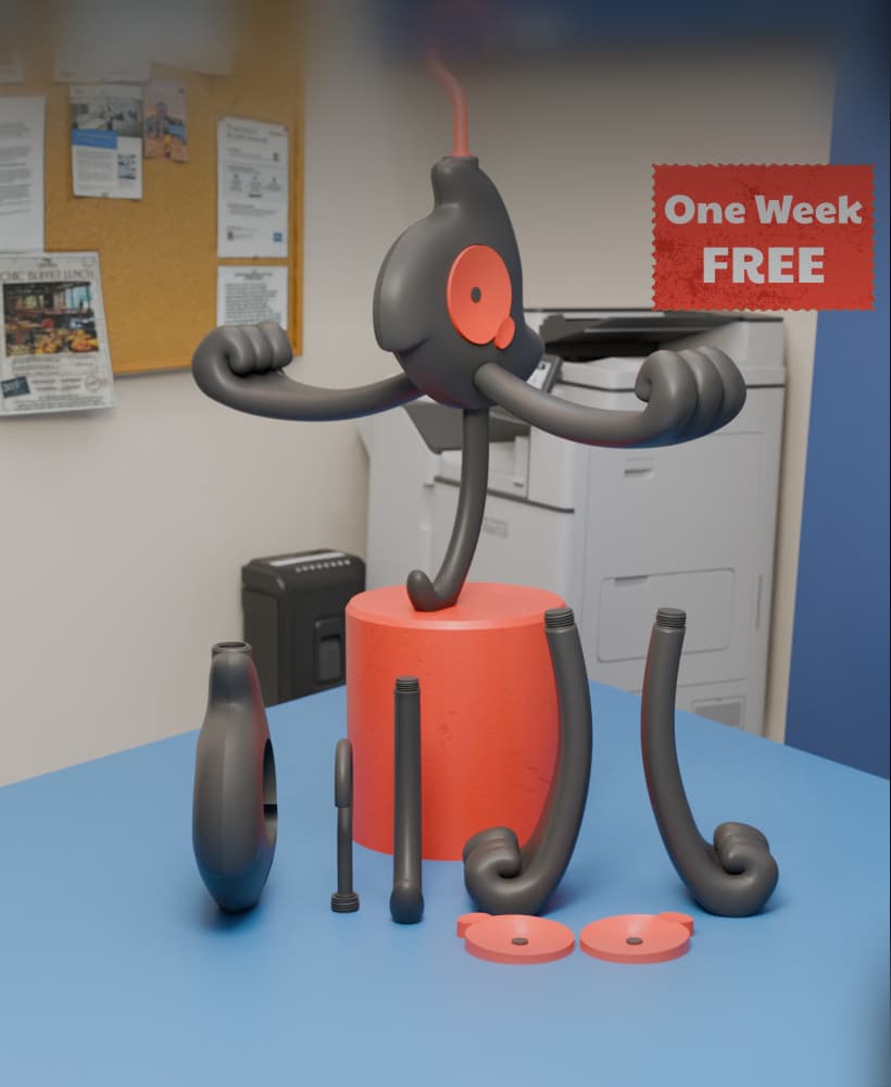 Yamask Pokemon Hanger 3d model