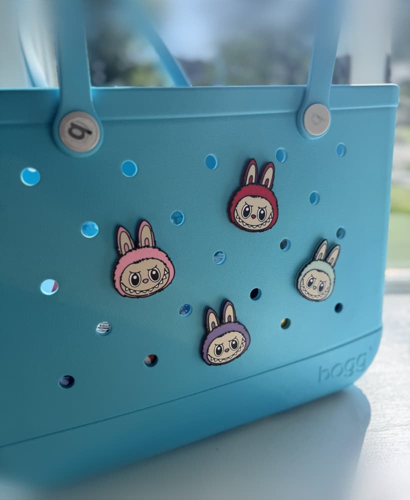 Labubu Bogg Bag Charm 3d model