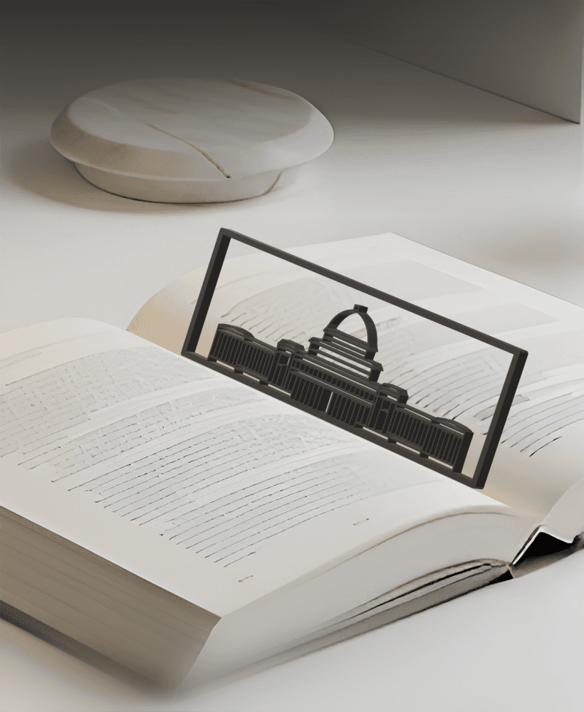 Tokyo Bookmark, Creativity Bookmark, Gift Idea 3d model