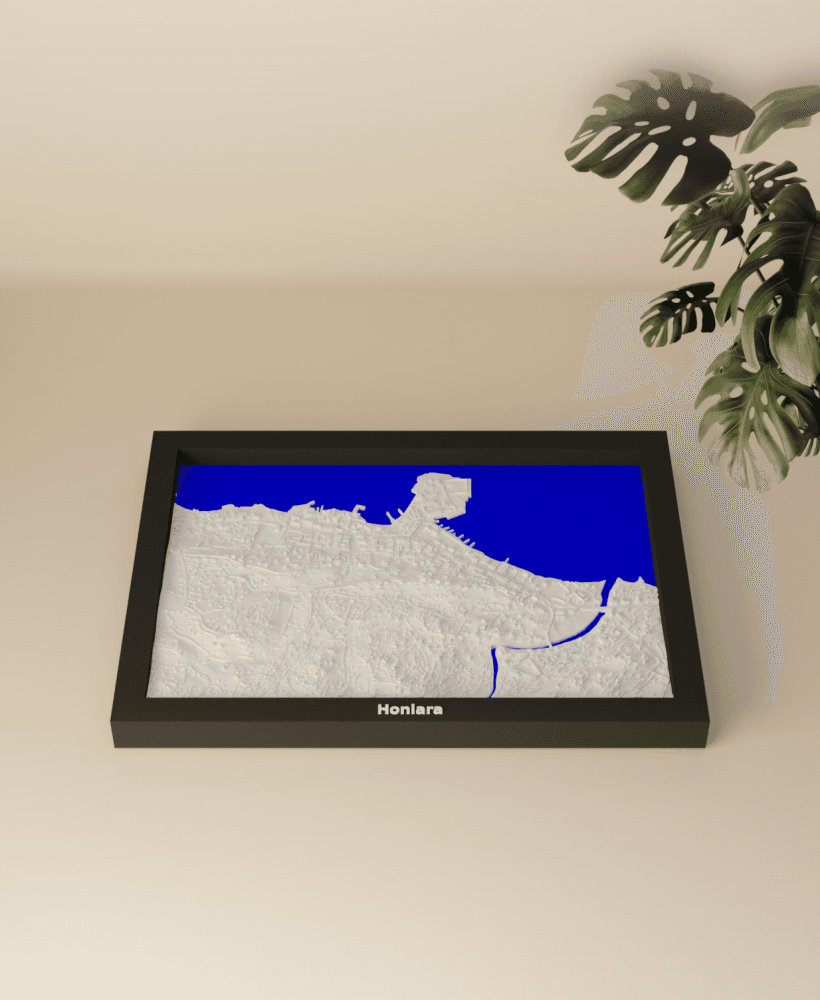 Honiara, Solomon Islands - 3D Miniature 3d model