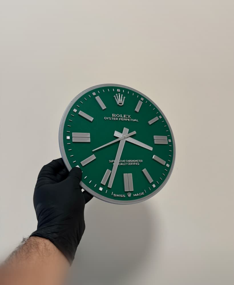 Rolex Inspired Wall Clock Decor 3d model
