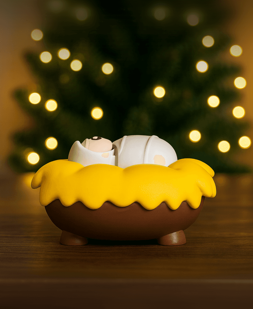 Baby Jesus and Manger Flexi 3d model