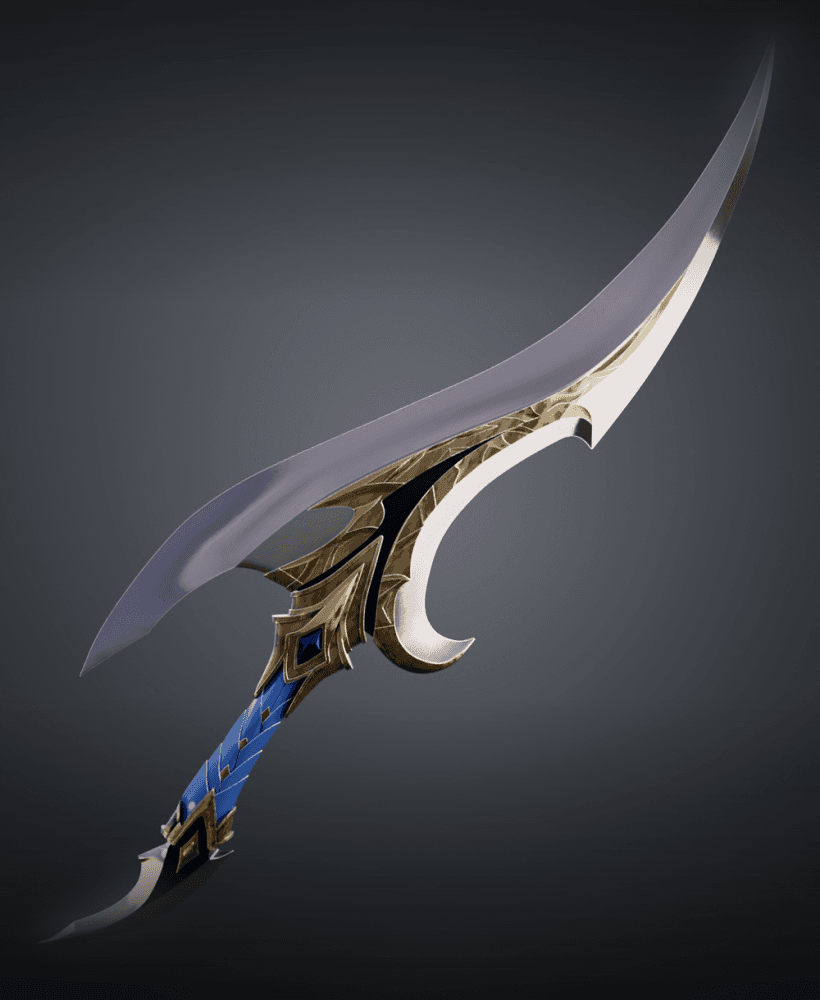 Solo Leveling Baruka's Dagger 3d model