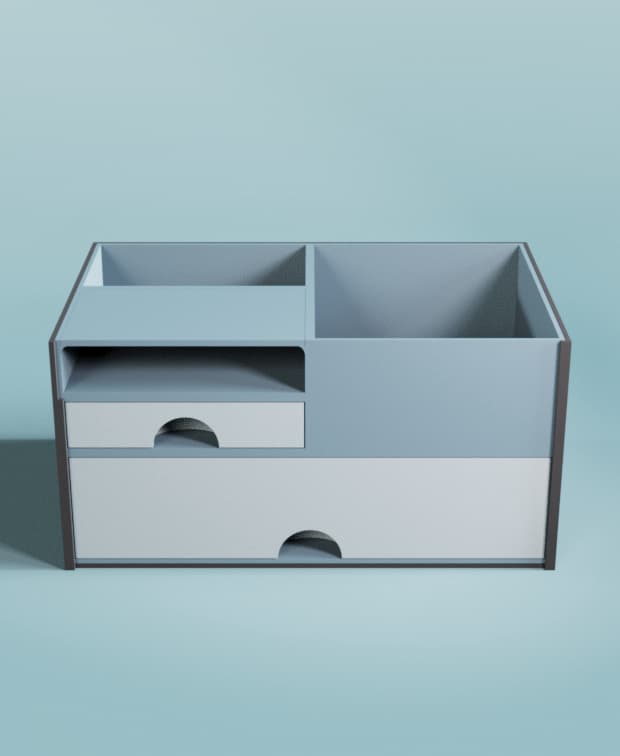 Desk Organizer Boxy 3d model