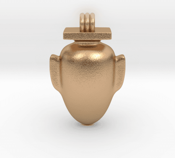 Ancient Egyptian Heart Amulet 3d model