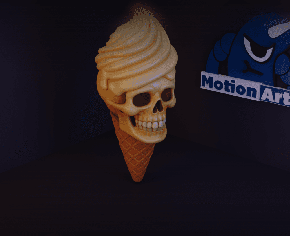 Sorvete caveira.stl 3d model