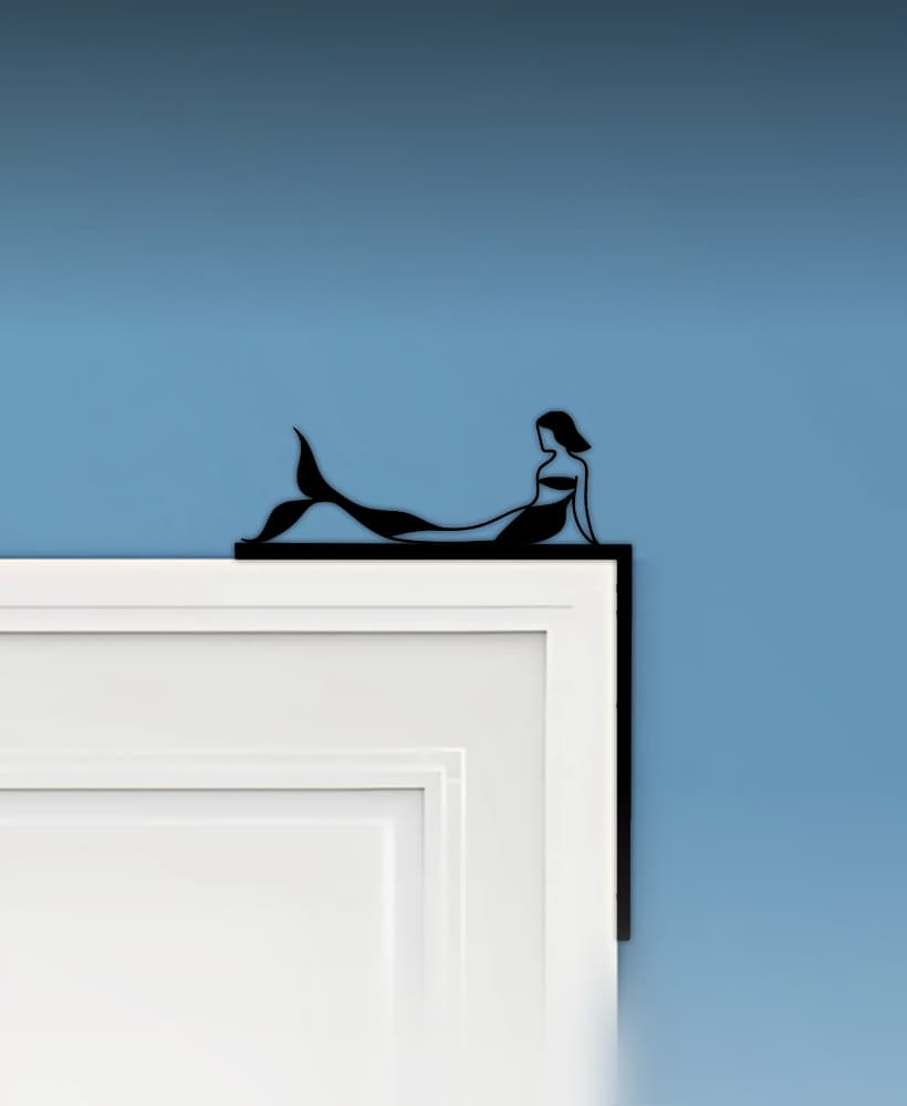 Mermaid Door Corner Decor 3d model