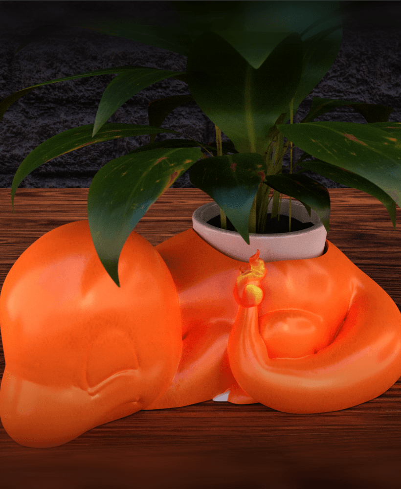 Charmander Planter - Pokemon 3d model
