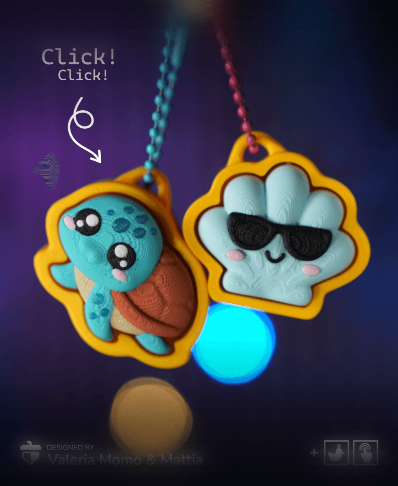 Turtle Clicker Pack (Turtle, Tortoise, Sun, Shell/Wave) 3d model