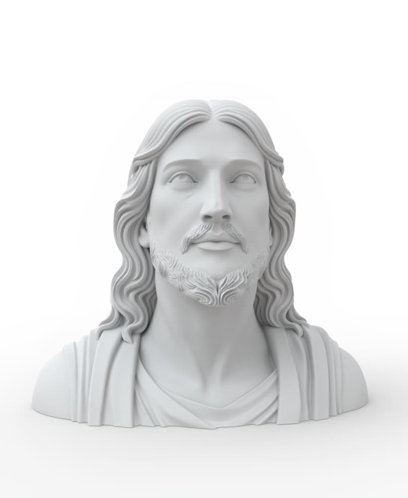 Jesus Bust 3d model