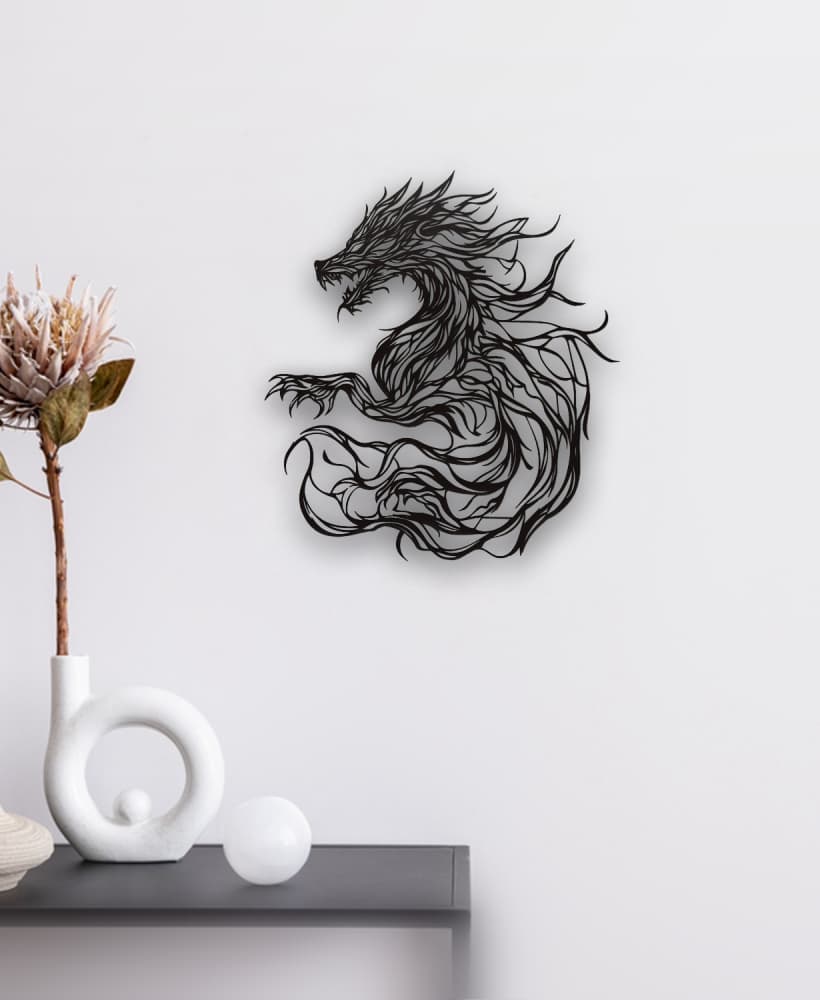 Dragon Wall Art 3d model