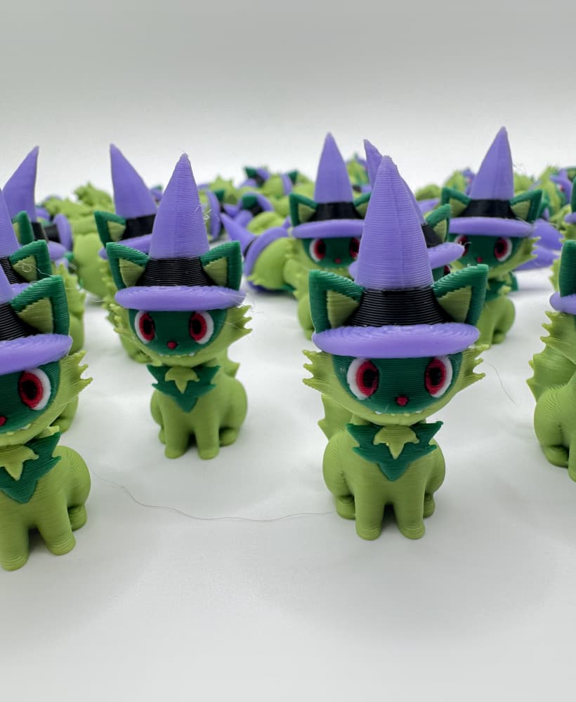 Halloween Sprigatito (No support - 3MF included) 3d model