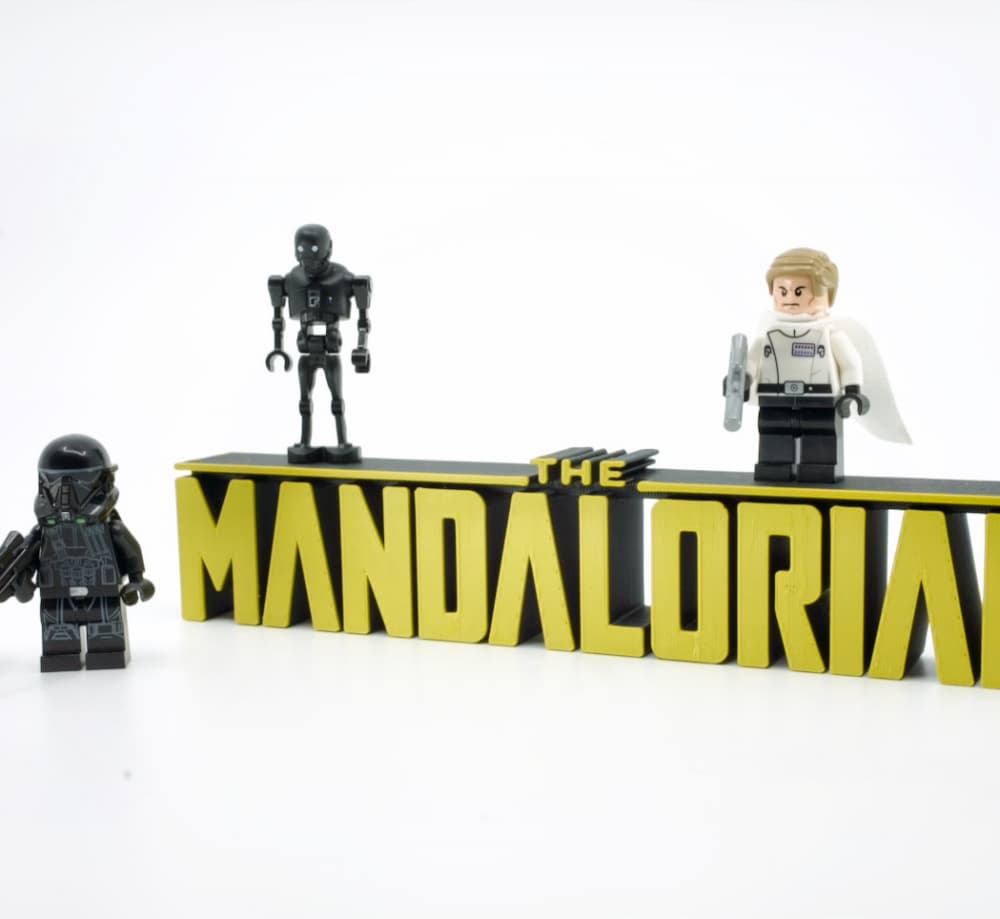 Mandalorian TV Show Logo 3d model