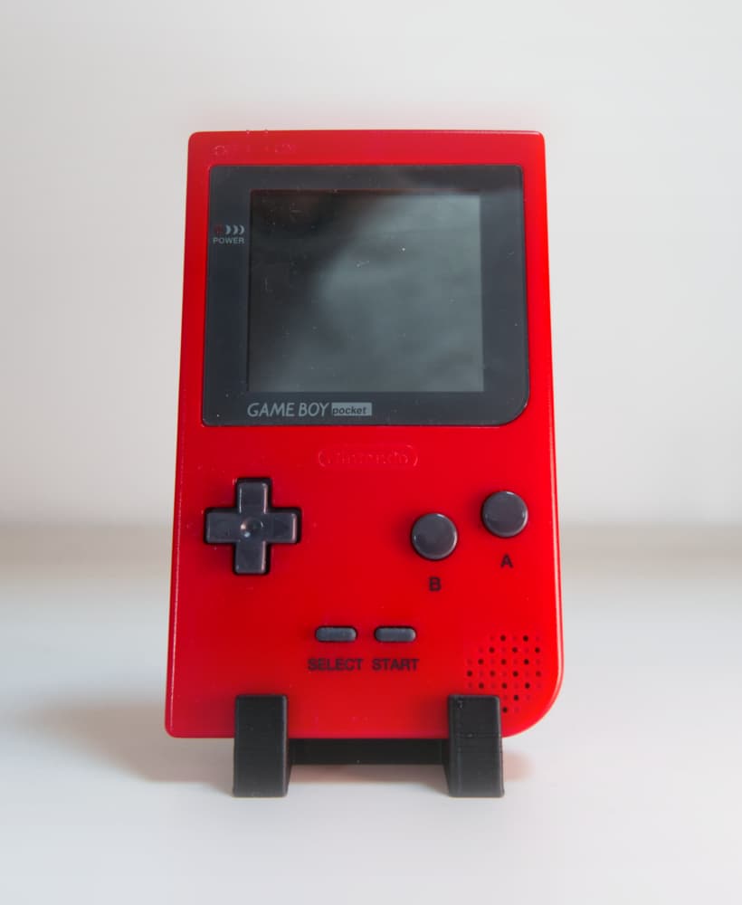 Minimalist Gameboy Pocket - Display Stand 3d model