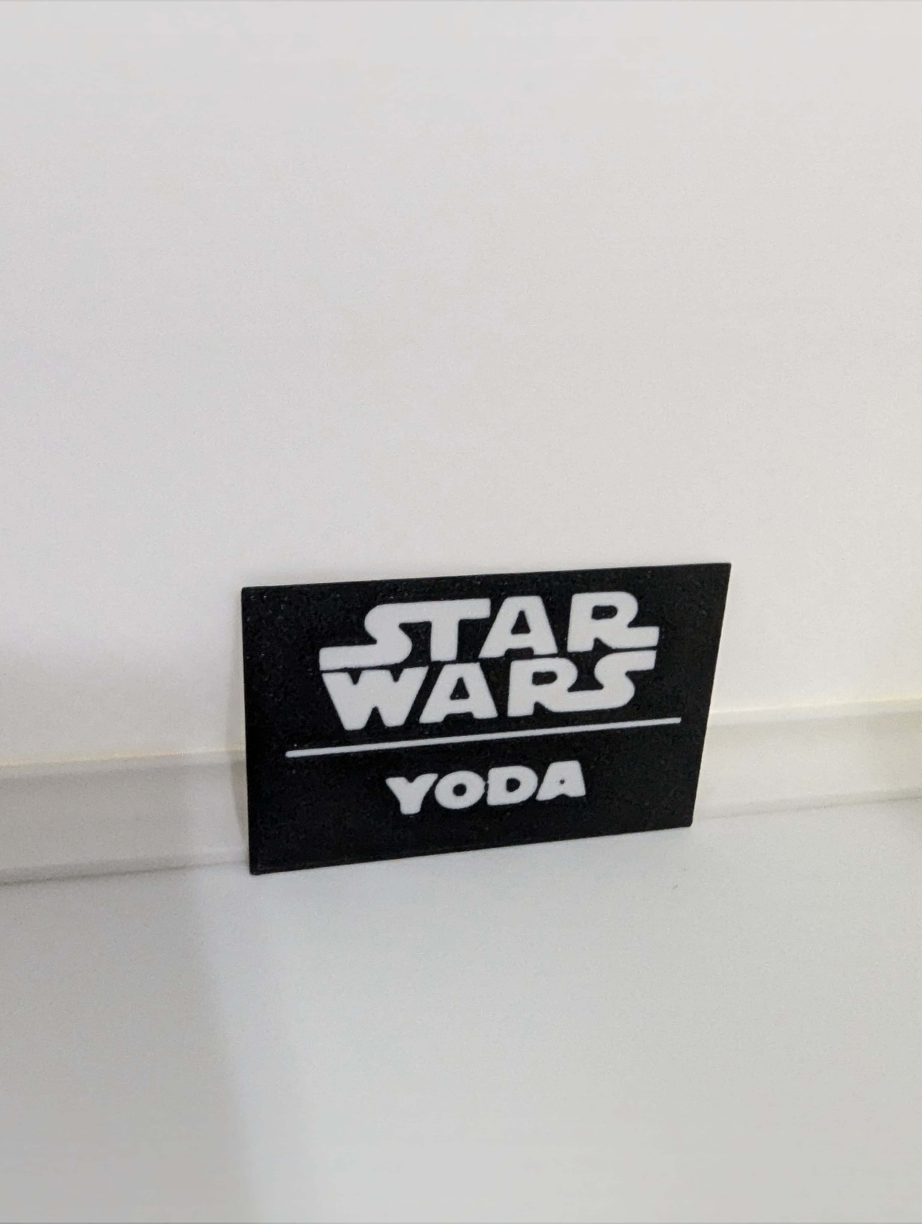 Yoda Multicolor Nameplates 3d model