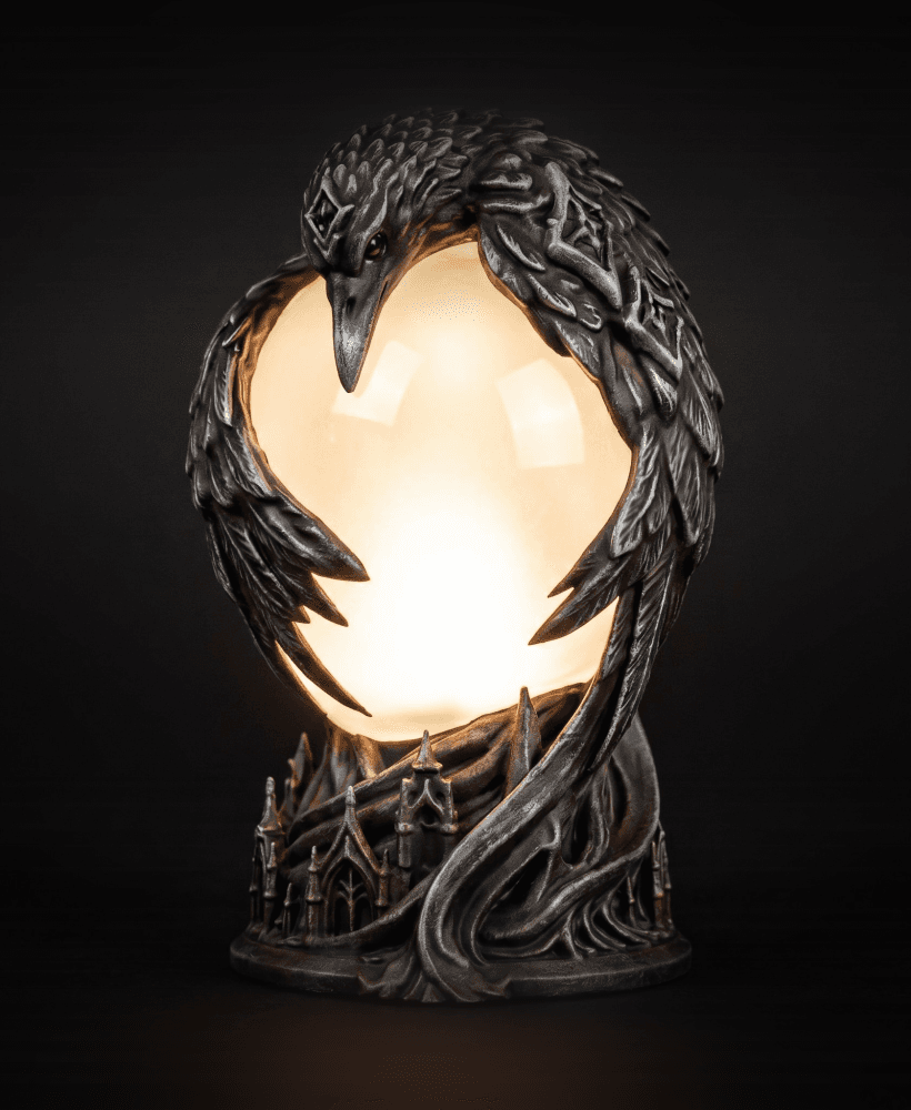 Gothic Raven Orb Lamp 3d model
