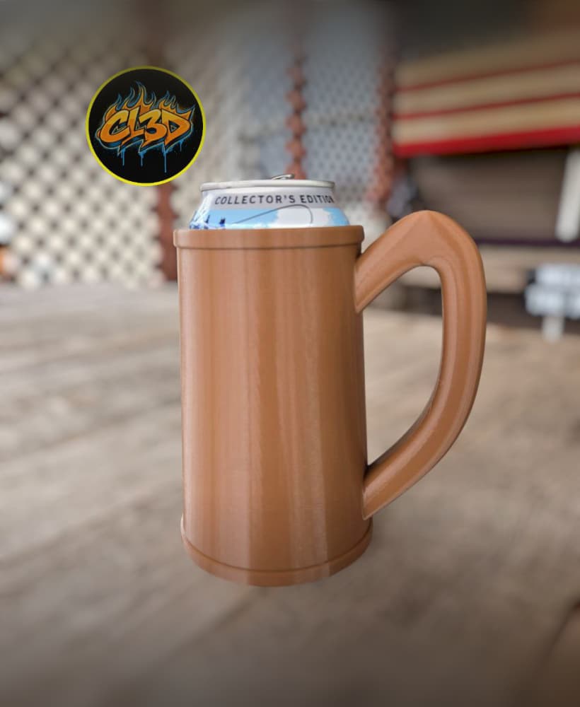 Medieval Stein Can Holder - Support Free 3d model