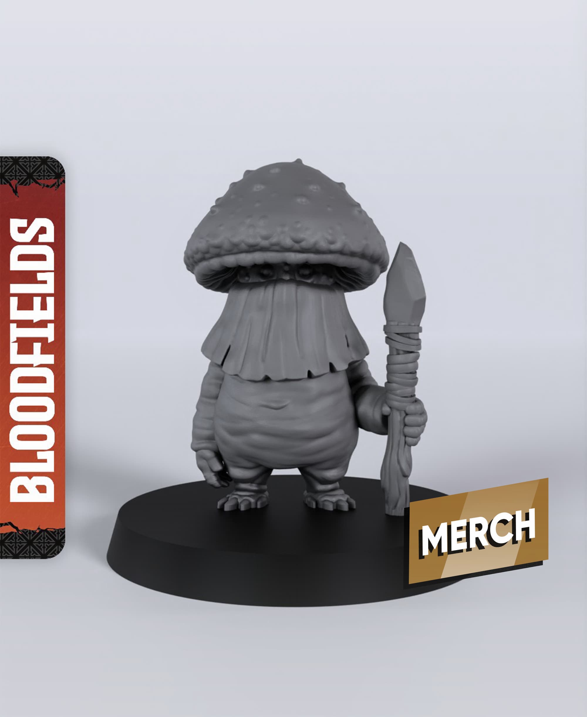 Shroom Spore - With Free Dragon - 5e DnD Inspired for RPG and Wargamers 3d model