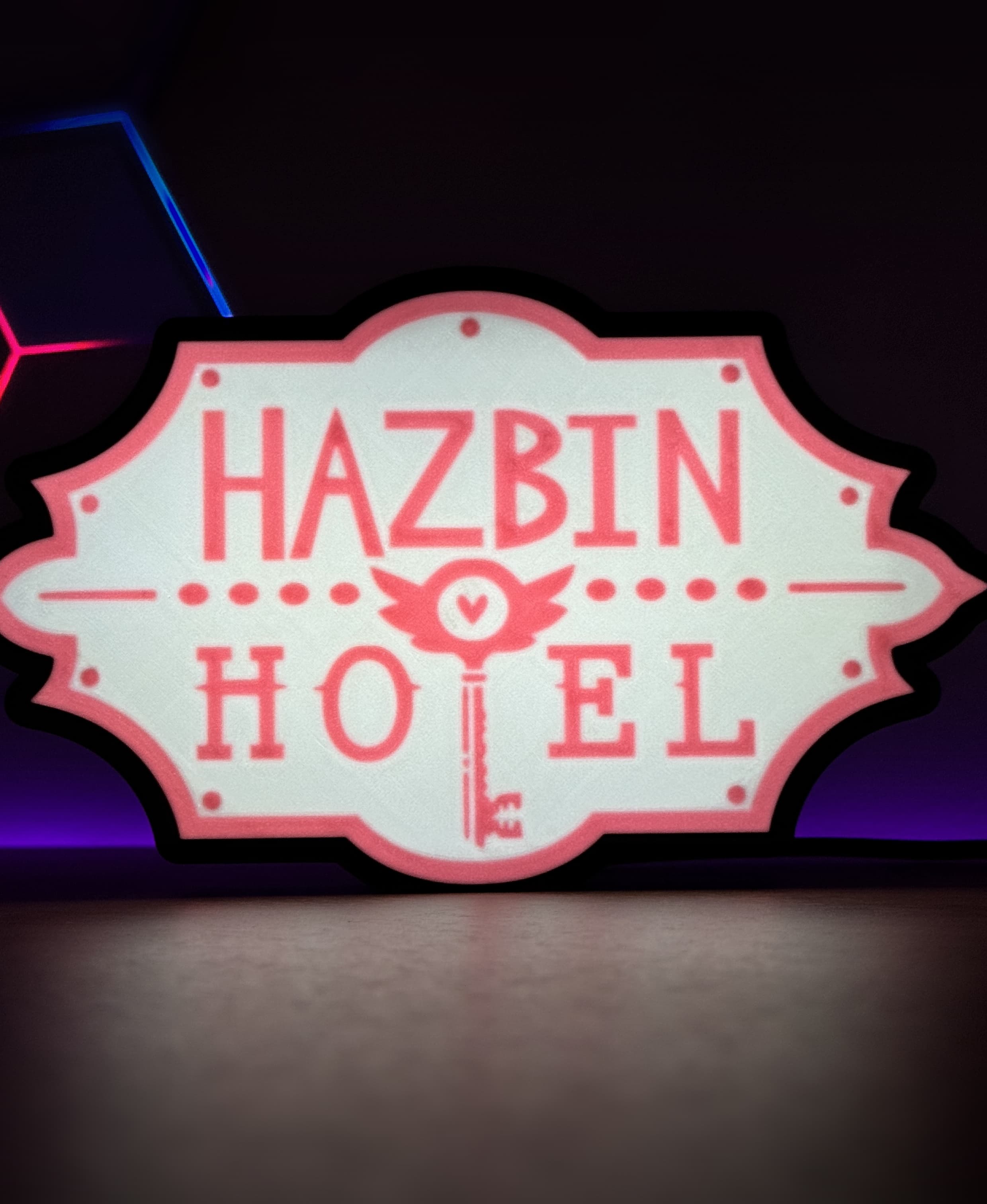 Hazbin Light Box 3d model