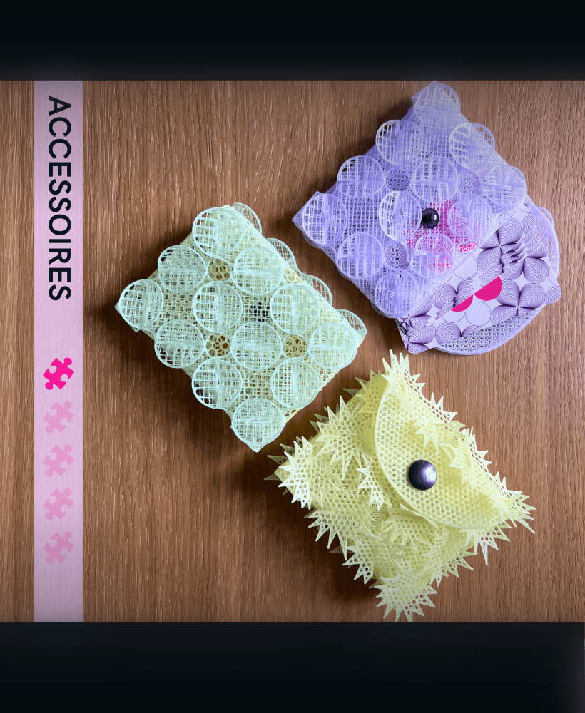 Wallet – Modular 3D-Printed Fashion 3d model