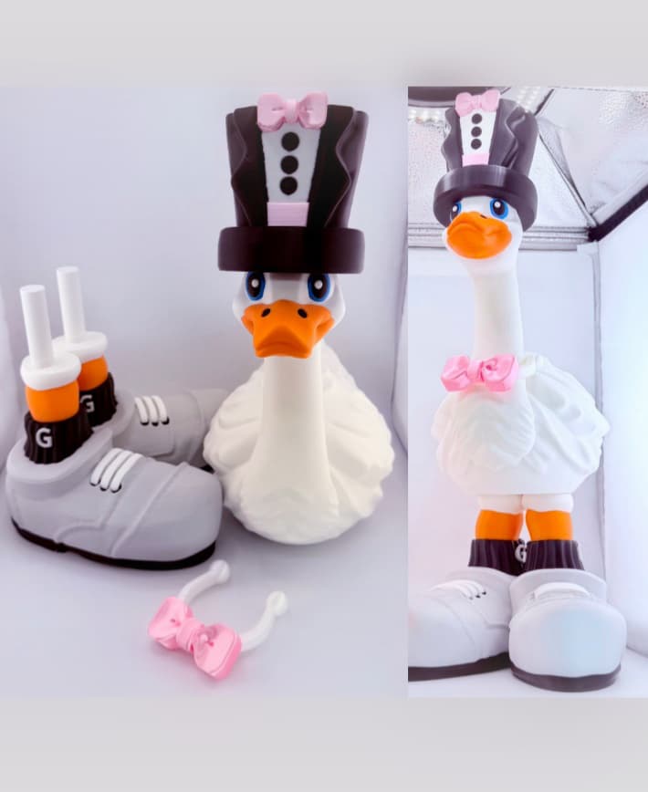 Groom Goose Gear for Porch Goose 3d model