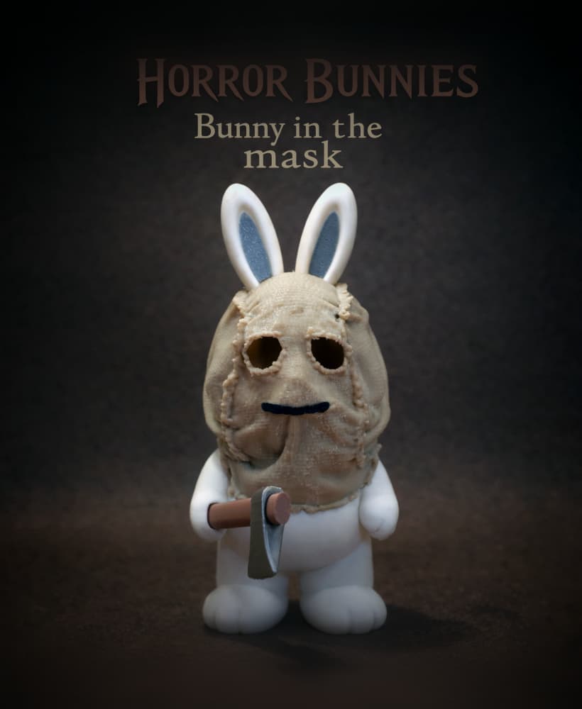 Horror Bunnies - The Bunny In The Mask 3d model