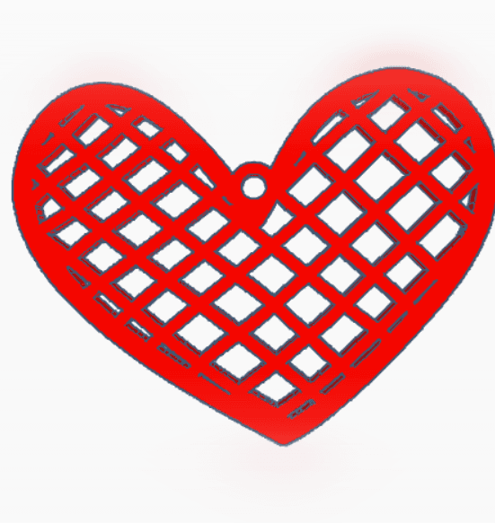 Plaid Heart.stl 3d model
