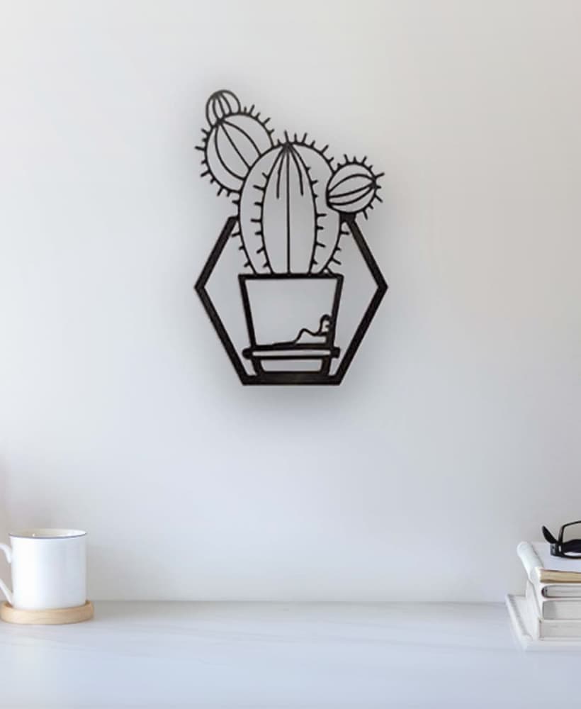Cactus Wall Art 3d model